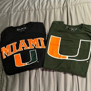Miami University t-shirts (small)